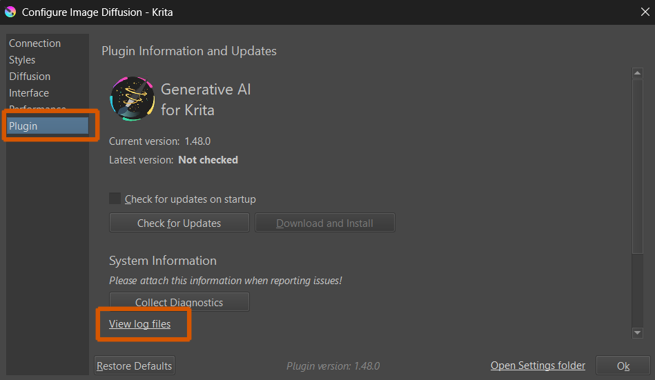 Log Files UI